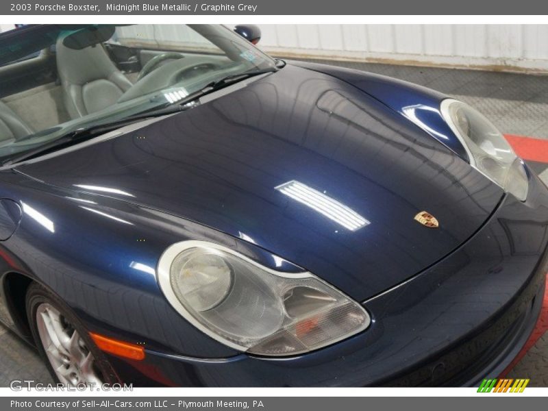Midnight Blue Metallic / Graphite Grey 2003 Porsche Boxster