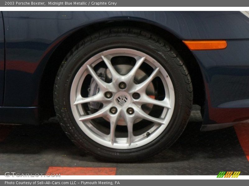 Midnight Blue Metallic / Graphite Grey 2003 Porsche Boxster