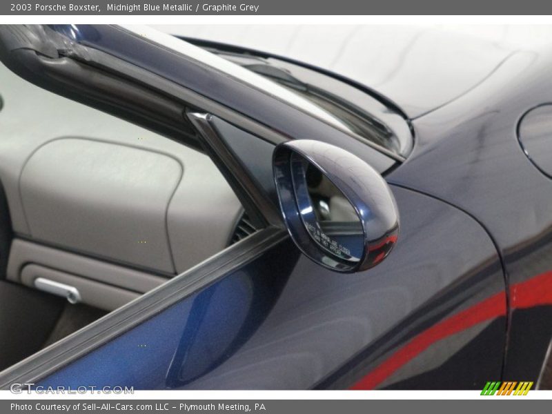 Midnight Blue Metallic / Graphite Grey 2003 Porsche Boxster