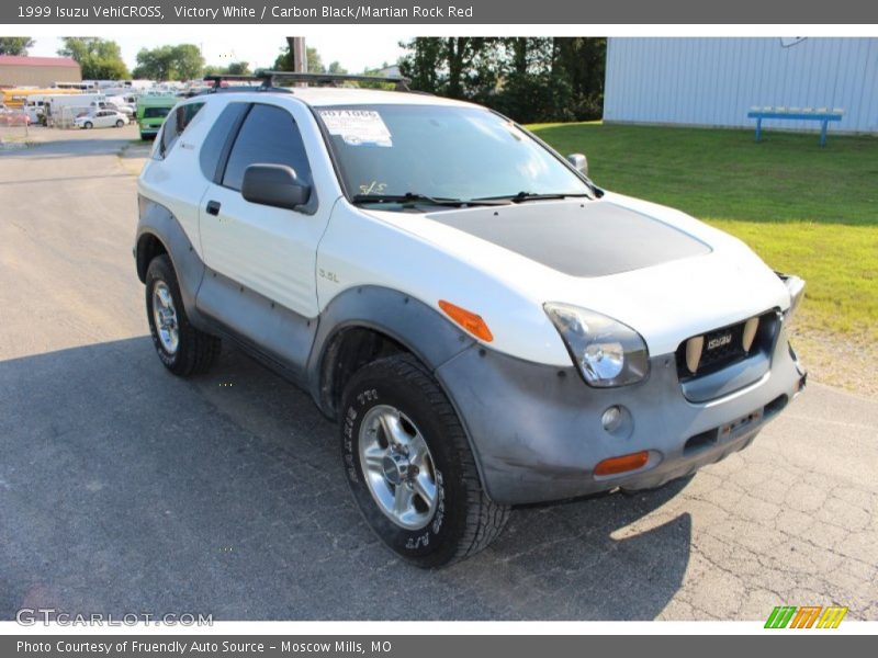 Victory White / Carbon Black/Martian Rock Red 1999 Isuzu VehiCROSS