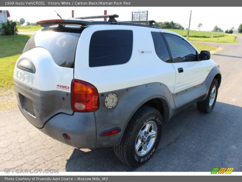 Victory White / Carbon Black/Martian Rock Red 1999 Isuzu VehiCROSS