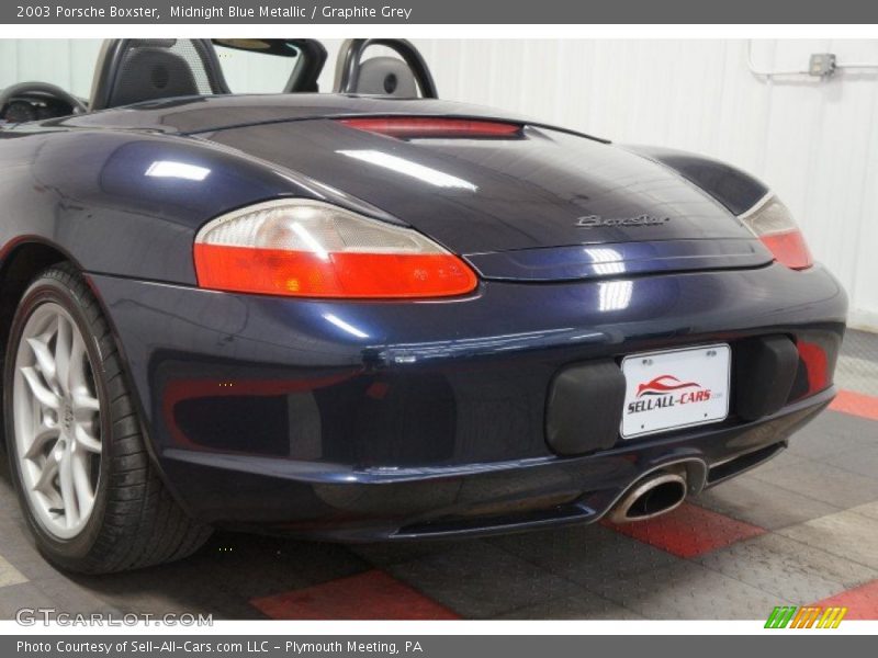 Midnight Blue Metallic / Graphite Grey 2003 Porsche Boxster