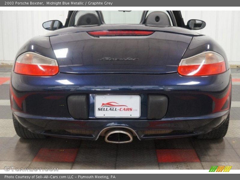 Midnight Blue Metallic / Graphite Grey 2003 Porsche Boxster