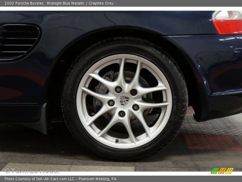 Midnight Blue Metallic / Graphite Grey 2003 Porsche Boxster