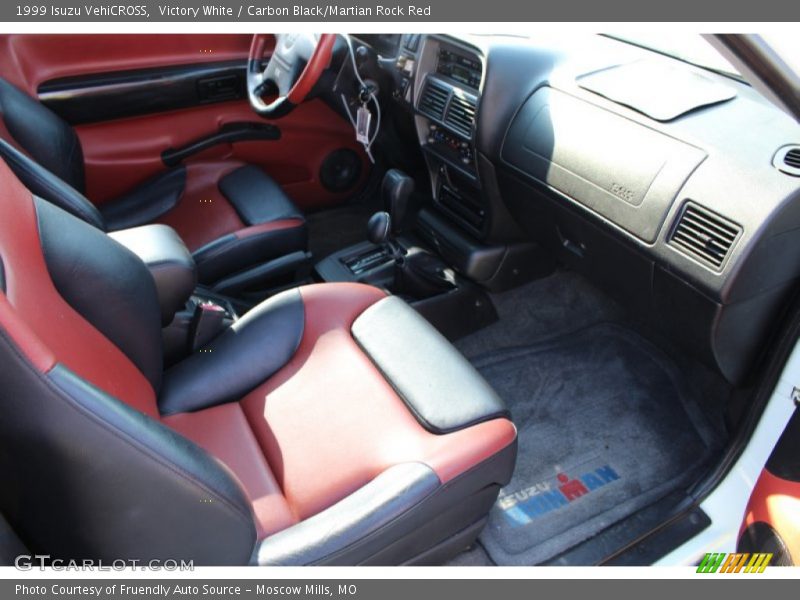 Victory White / Carbon Black/Martian Rock Red 1999 Isuzu VehiCROSS