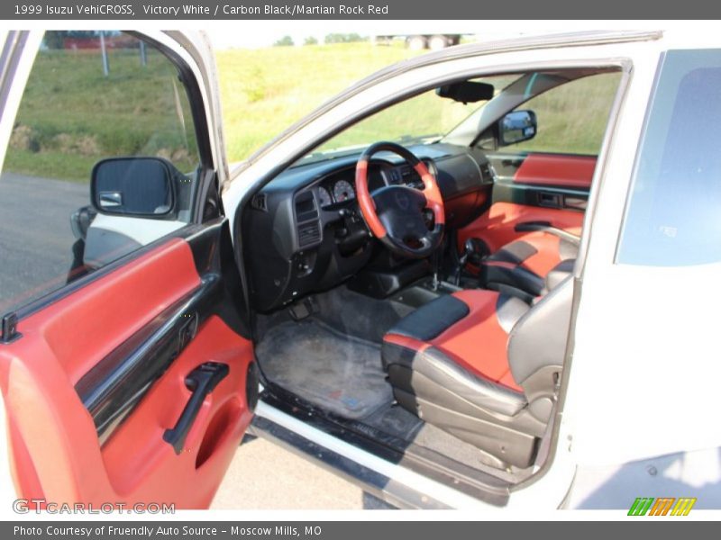 Victory White / Carbon Black/Martian Rock Red 1999 Isuzu VehiCROSS