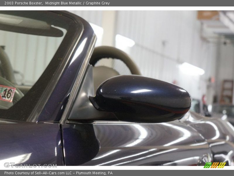 Midnight Blue Metallic / Graphite Grey 2003 Porsche Boxster