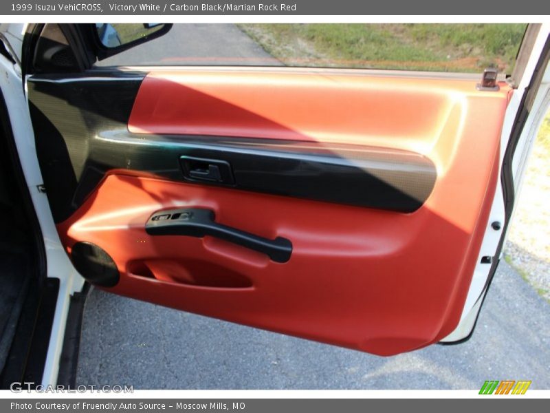 Victory White / Carbon Black/Martian Rock Red 1999 Isuzu VehiCROSS