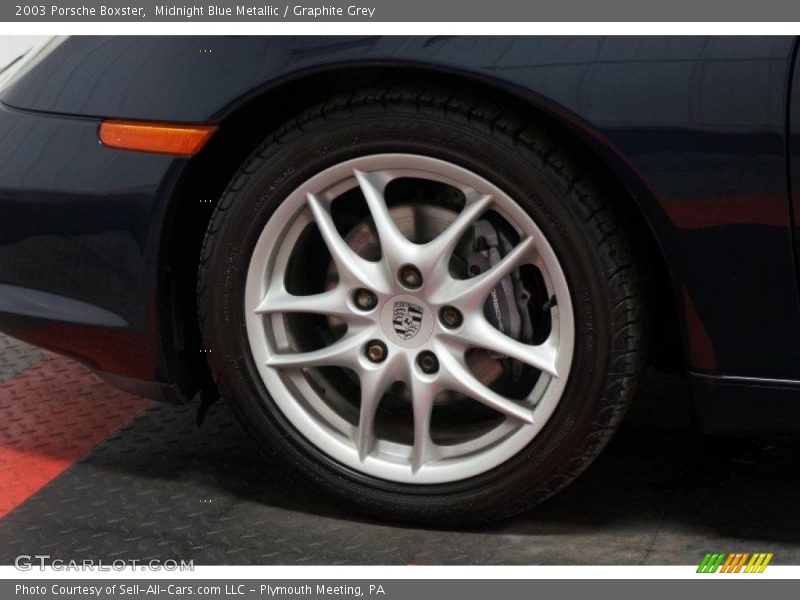 Midnight Blue Metallic / Graphite Grey 2003 Porsche Boxster