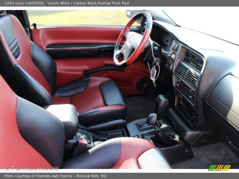 Victory White / Carbon Black/Martian Rock Red 1999 Isuzu VehiCROSS