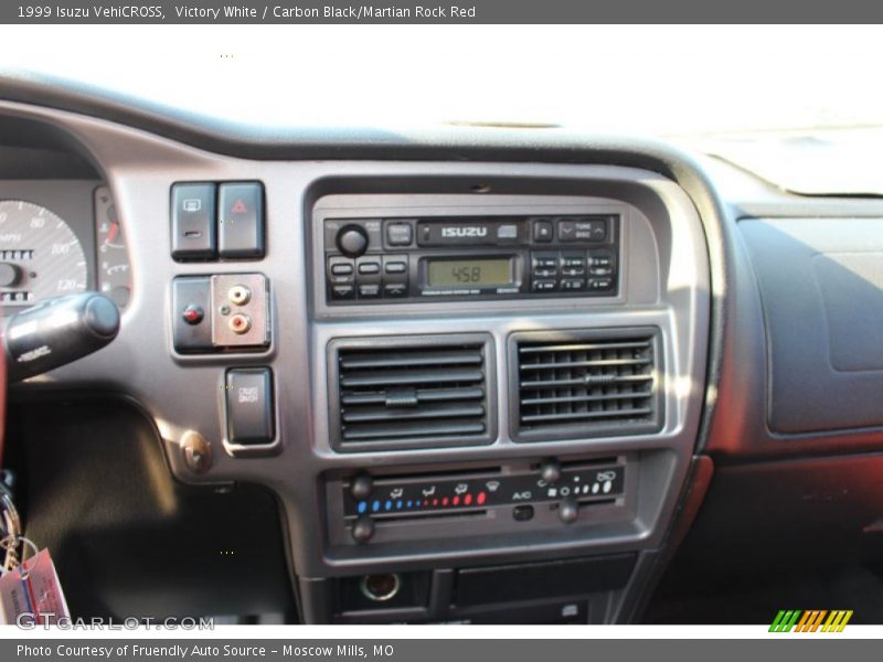 Victory White / Carbon Black/Martian Rock Red 1999 Isuzu VehiCROSS