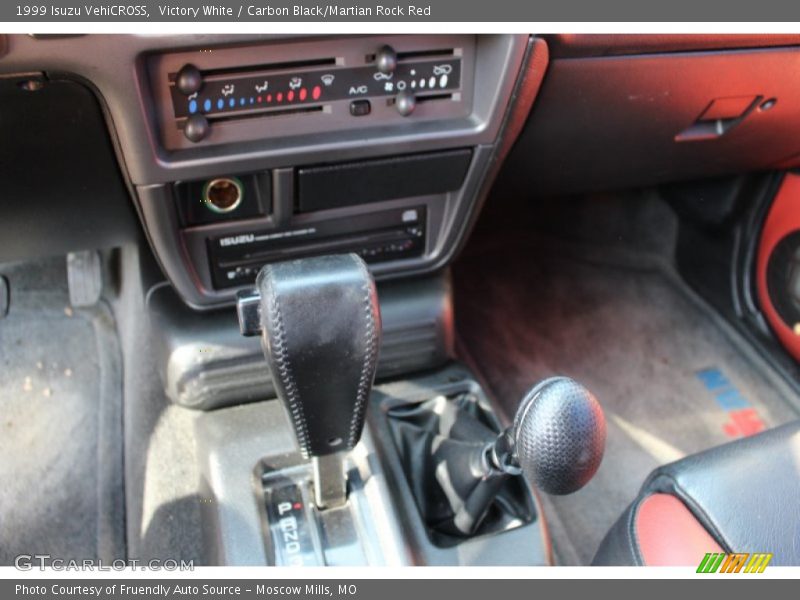 Victory White / Carbon Black/Martian Rock Red 1999 Isuzu VehiCROSS