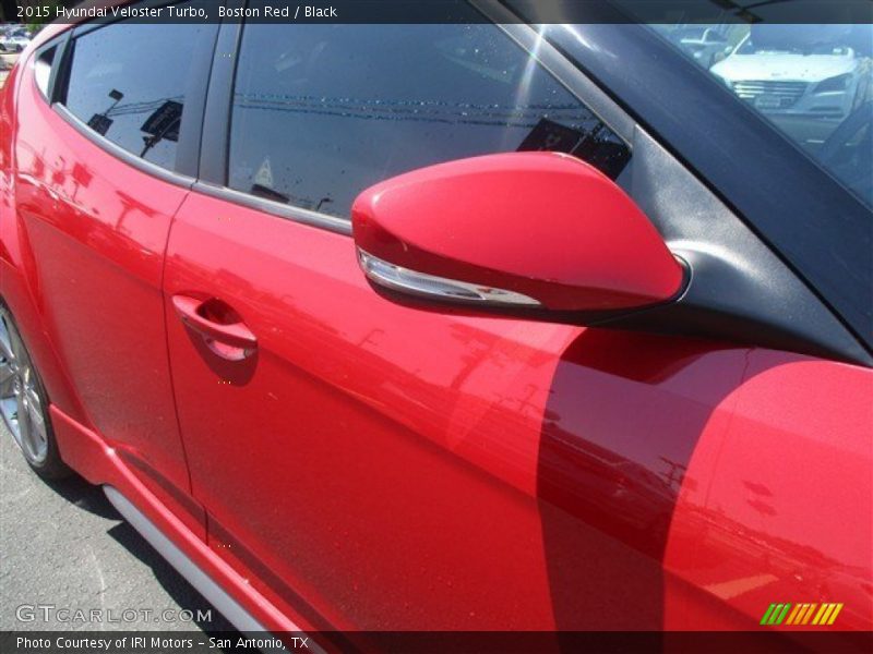 Boston Red / Black 2015 Hyundai Veloster Turbo