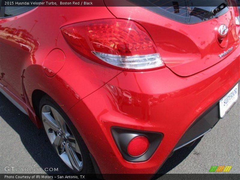 Boston Red / Black 2015 Hyundai Veloster Turbo