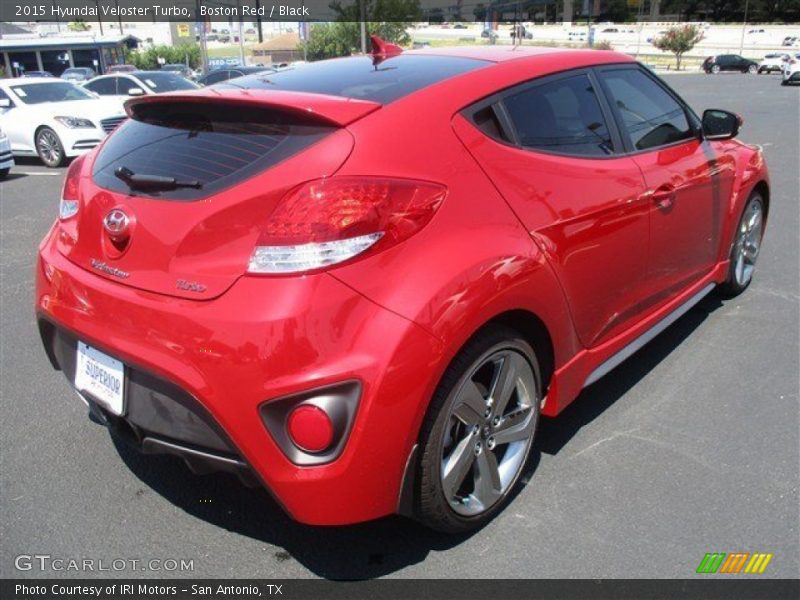 Boston Red / Black 2015 Hyundai Veloster Turbo