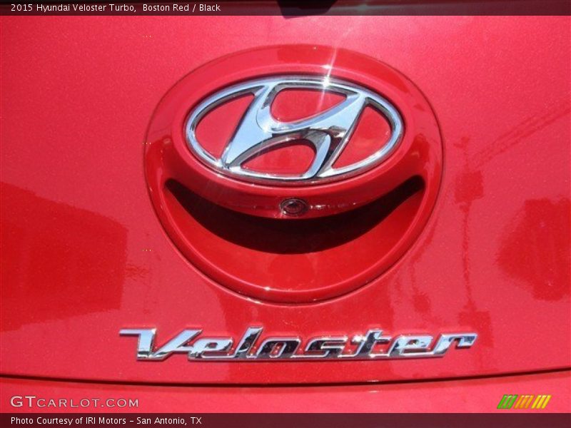 Boston Red / Black 2015 Hyundai Veloster Turbo