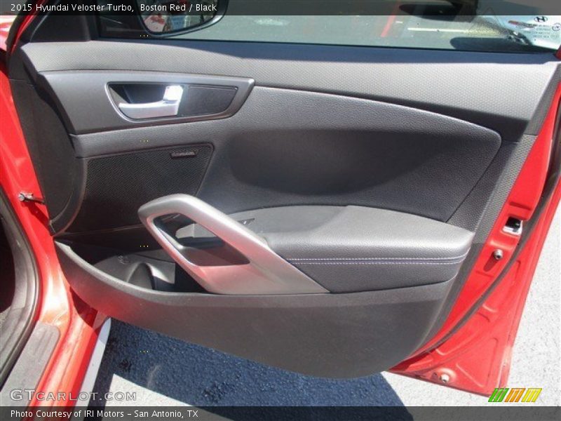 Boston Red / Black 2015 Hyundai Veloster Turbo