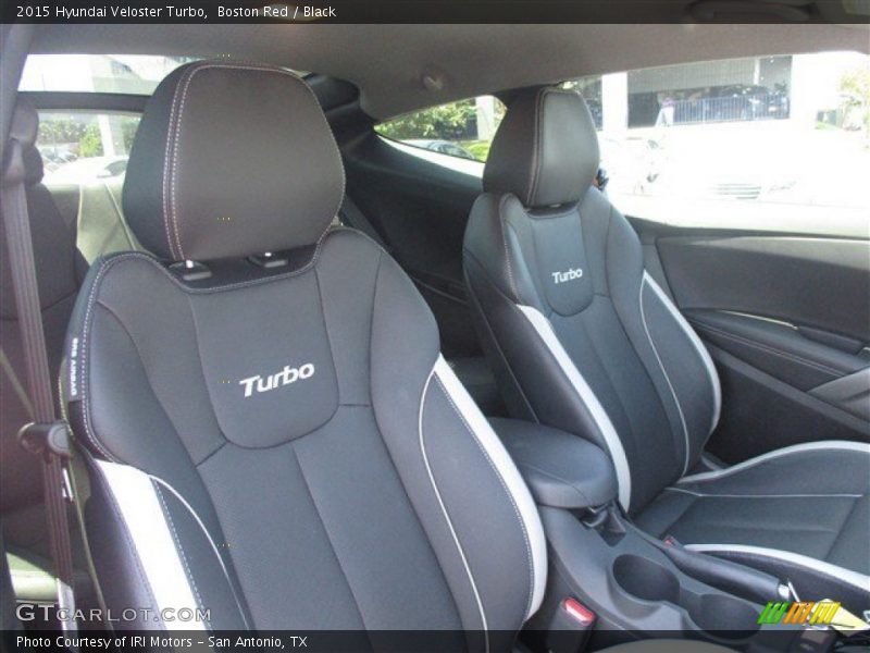 Boston Red / Black 2015 Hyundai Veloster Turbo