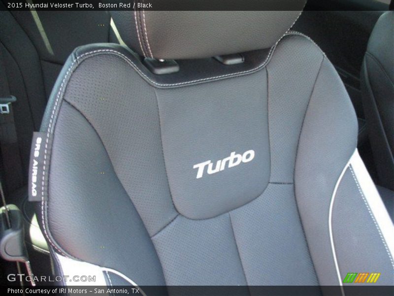 Boston Red / Black 2015 Hyundai Veloster Turbo