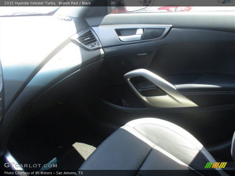Boston Red / Black 2015 Hyundai Veloster Turbo