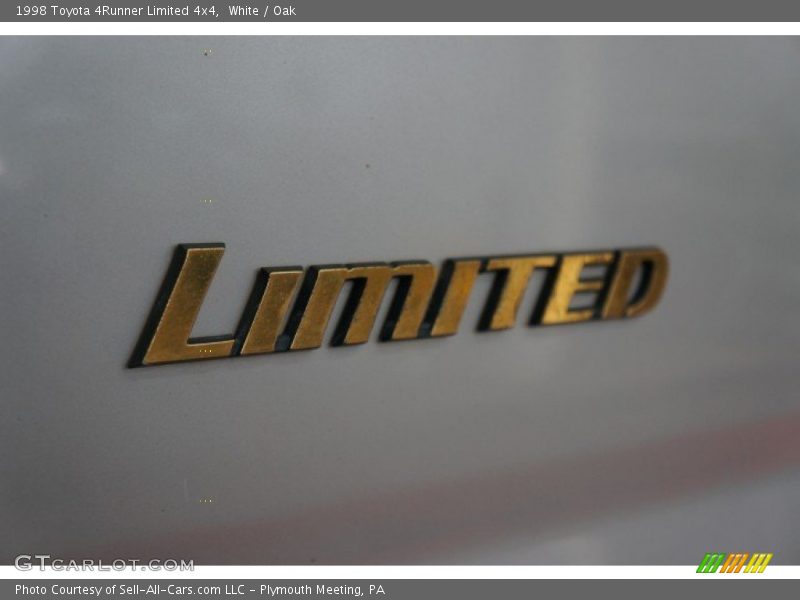 White / Oak 1998 Toyota 4Runner Limited 4x4