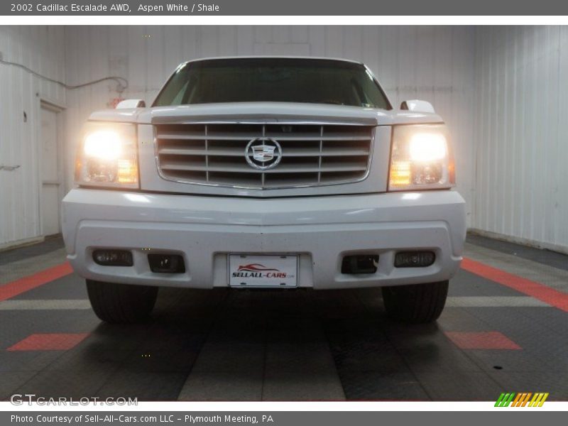 Aspen White / Shale 2002 Cadillac Escalade AWD