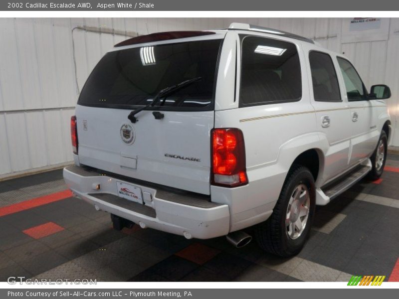 Aspen White / Shale 2002 Cadillac Escalade AWD