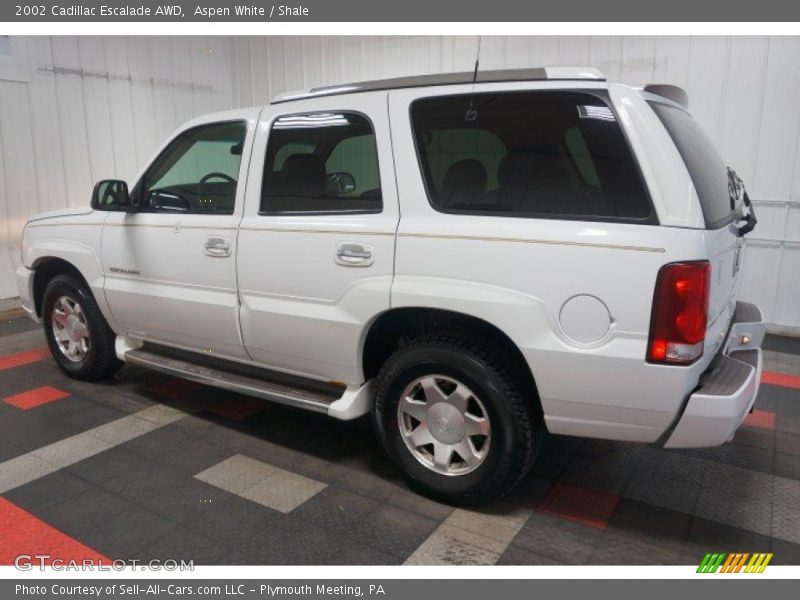 Aspen White / Shale 2002 Cadillac Escalade AWD