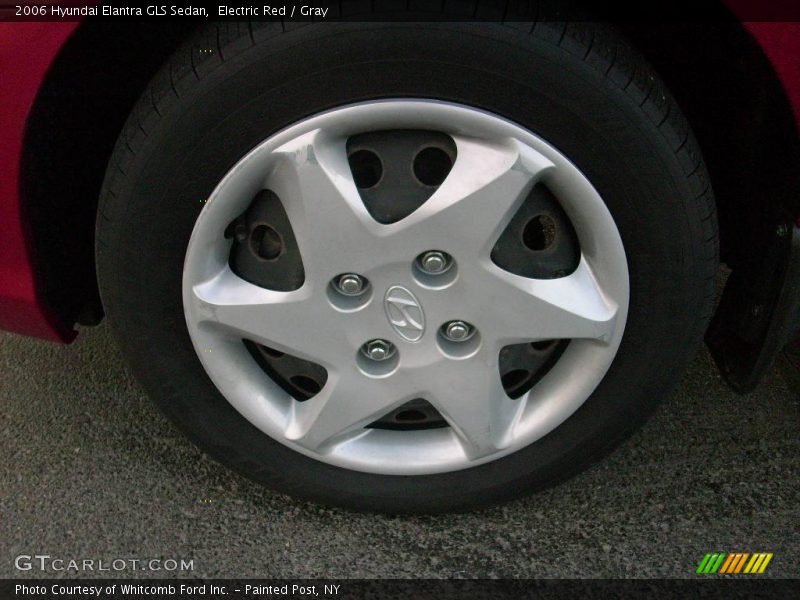 Electric Red / Gray 2006 Hyundai Elantra GLS Sedan
