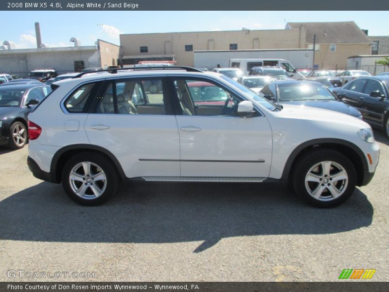 Alpine White / Sand Beige 2008 BMW X5 4.8i