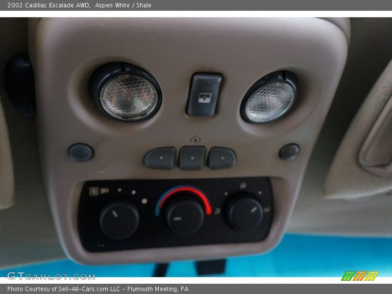 Aspen White / Shale 2002 Cadillac Escalade AWD