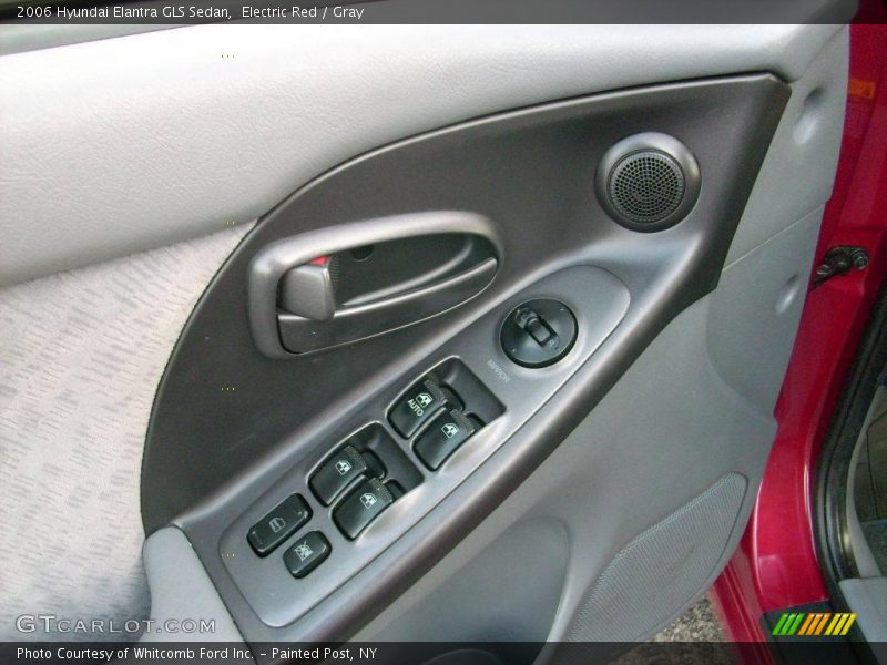 Electric Red / Gray 2006 Hyundai Elantra GLS Sedan