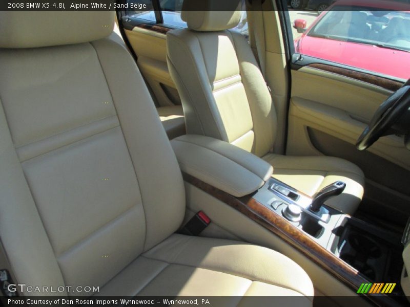Alpine White / Sand Beige 2008 BMW X5 4.8i
