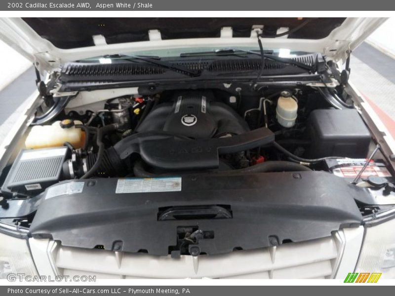 Aspen White / Shale 2002 Cadillac Escalade AWD