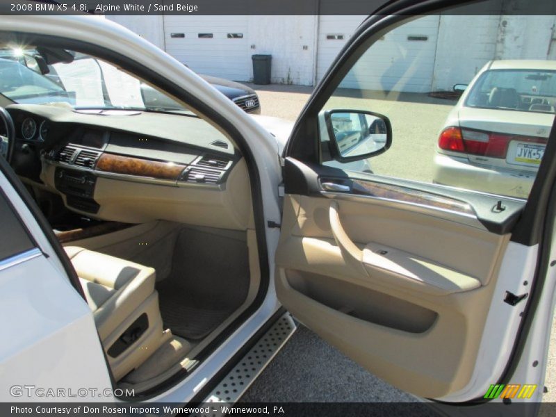 Alpine White / Sand Beige 2008 BMW X5 4.8i