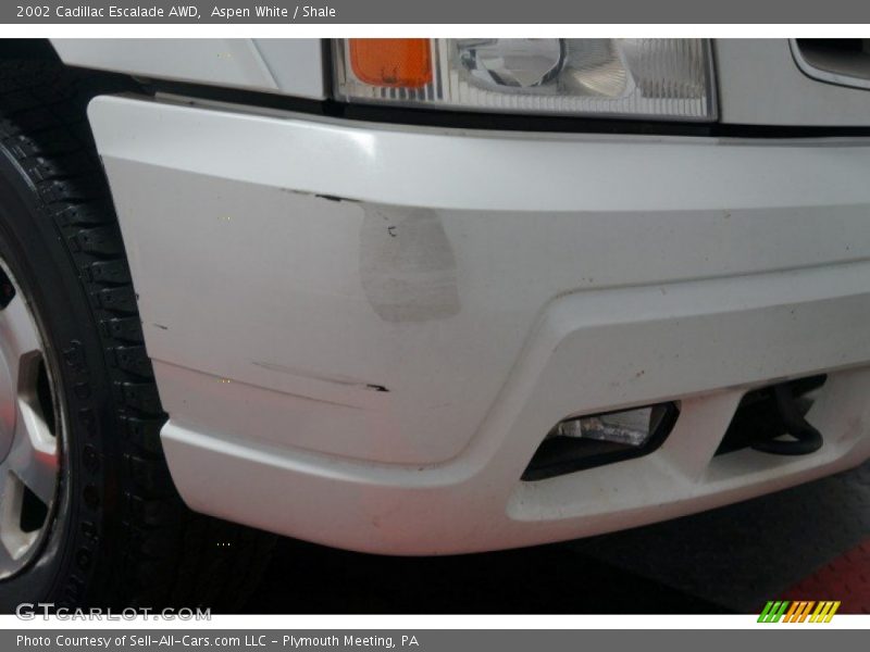 Aspen White / Shale 2002 Cadillac Escalade AWD