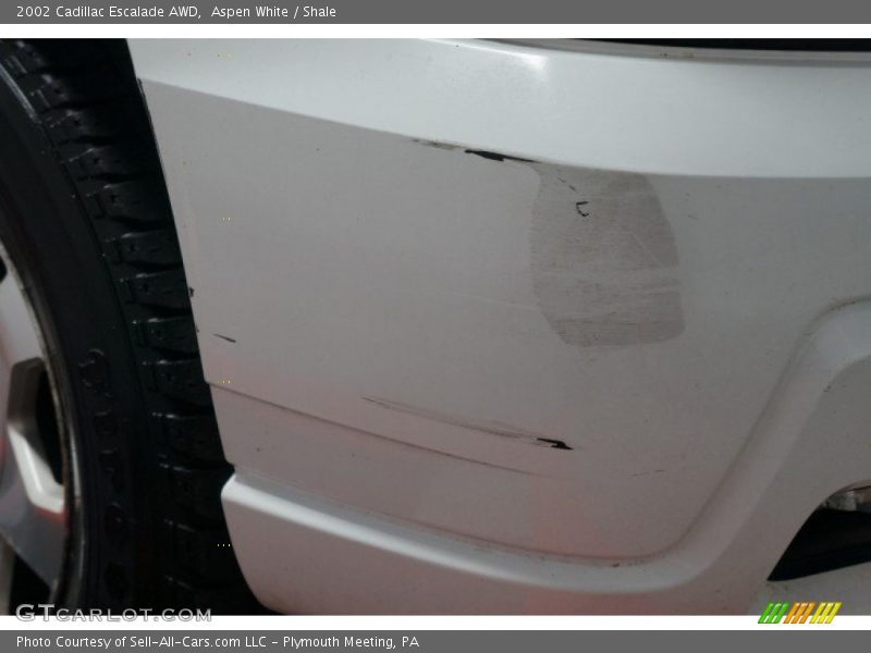 Aspen White / Shale 2002 Cadillac Escalade AWD