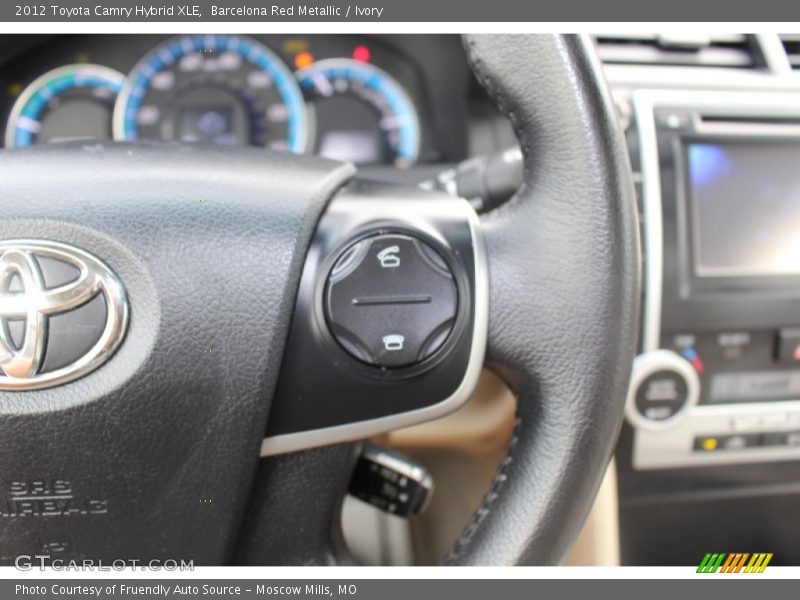 Barcelona Red Metallic / Ivory 2012 Toyota Camry Hybrid XLE