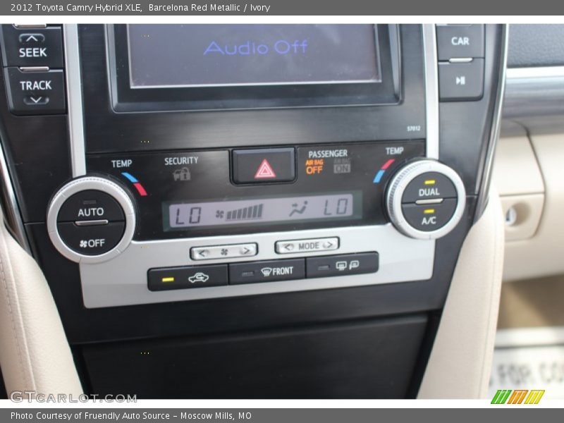 Barcelona Red Metallic / Ivory 2012 Toyota Camry Hybrid XLE