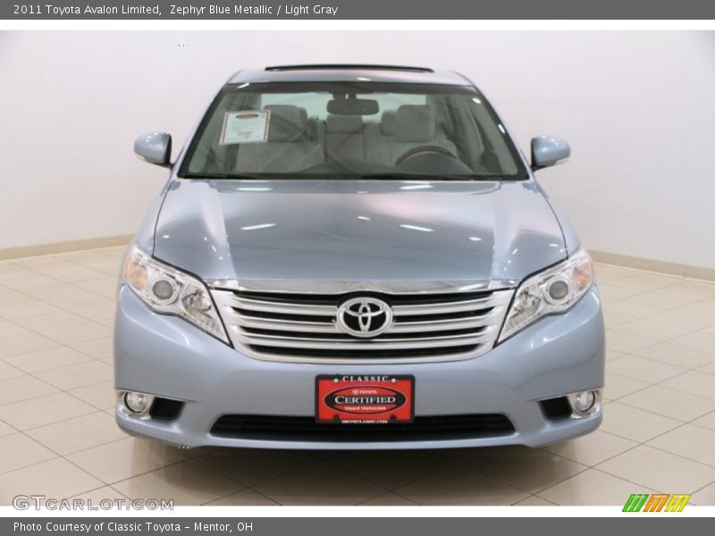 Zephyr Blue Metallic / Light Gray 2011 Toyota Avalon Limited