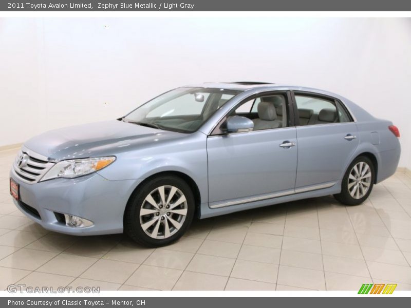 Zephyr Blue Metallic / Light Gray 2011 Toyota Avalon Limited