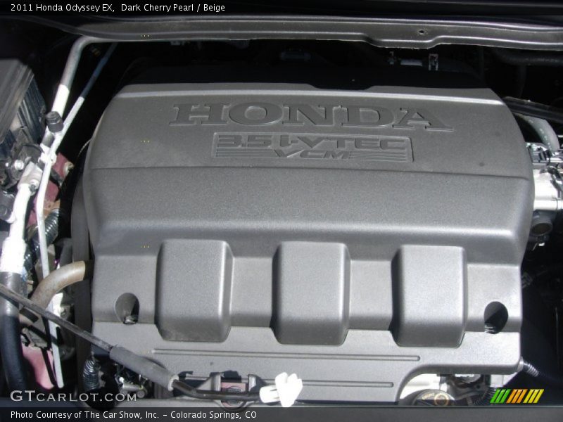 Dark Cherry Pearl / Beige 2011 Honda Odyssey EX