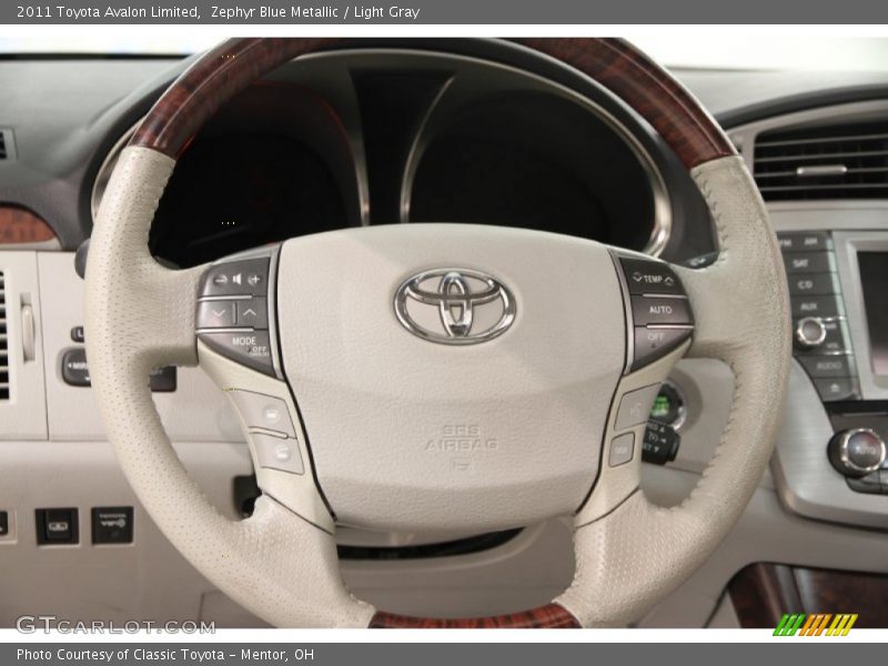 Zephyr Blue Metallic / Light Gray 2011 Toyota Avalon Limited