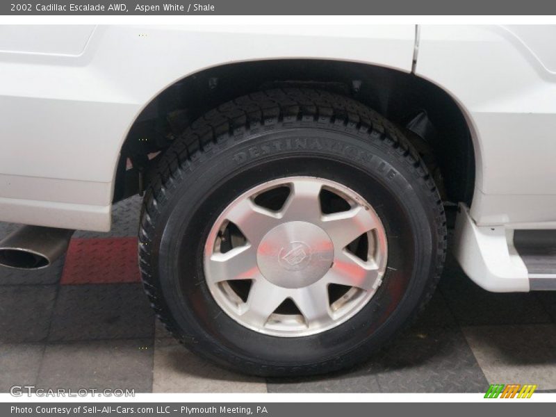 Aspen White / Shale 2002 Cadillac Escalade AWD
