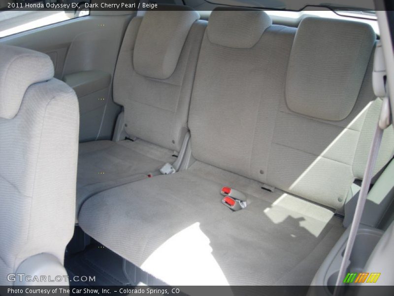 Dark Cherry Pearl / Beige 2011 Honda Odyssey EX