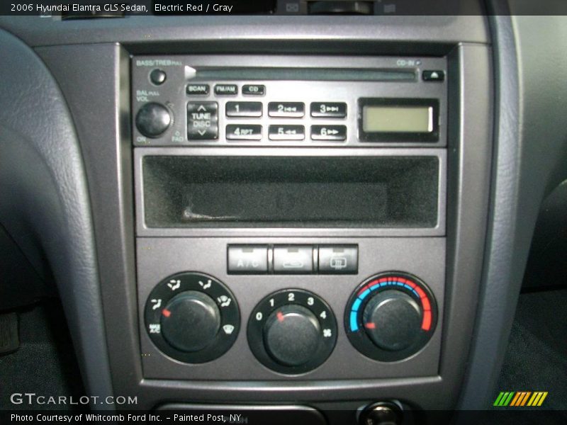Electric Red / Gray 2006 Hyundai Elantra GLS Sedan