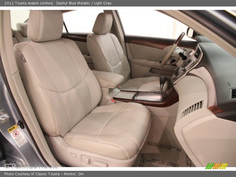 Zephyr Blue Metallic / Light Gray 2011 Toyota Avalon Limited