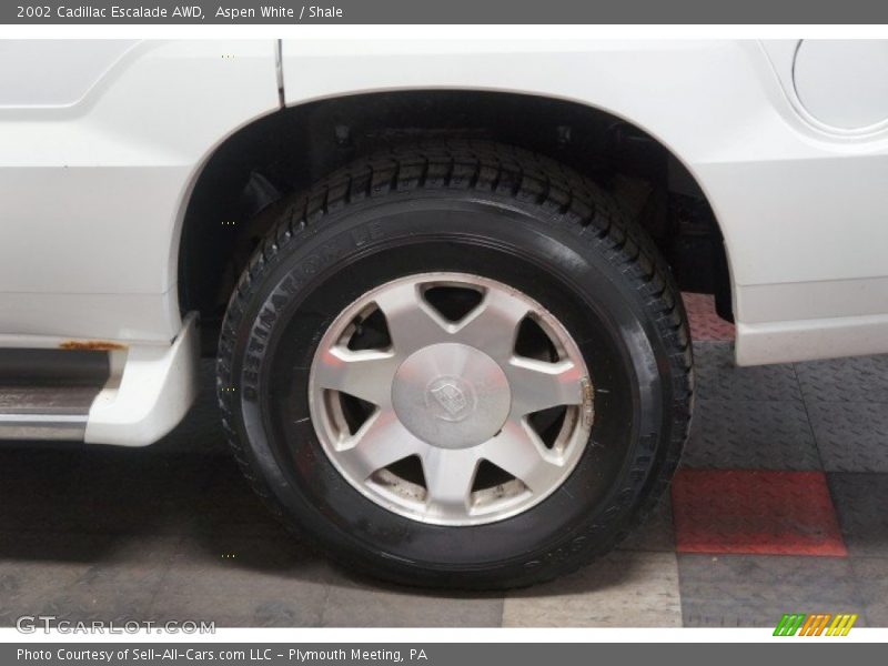 Aspen White / Shale 2002 Cadillac Escalade AWD