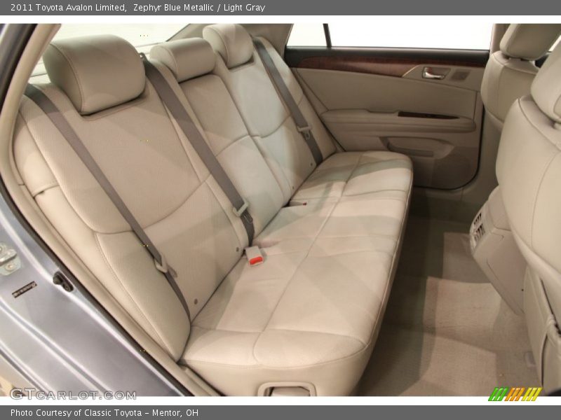 Zephyr Blue Metallic / Light Gray 2011 Toyota Avalon Limited