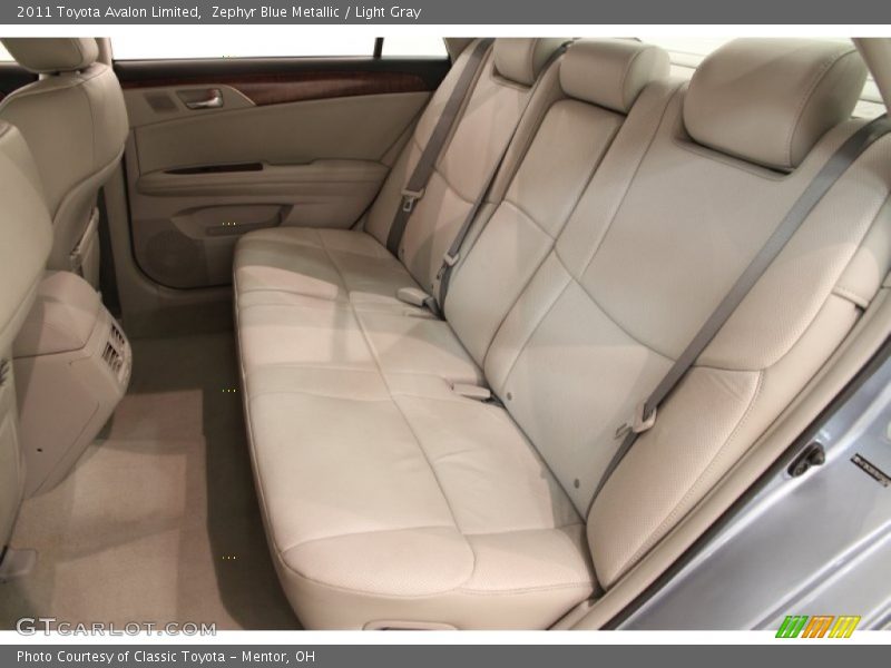 Zephyr Blue Metallic / Light Gray 2011 Toyota Avalon Limited